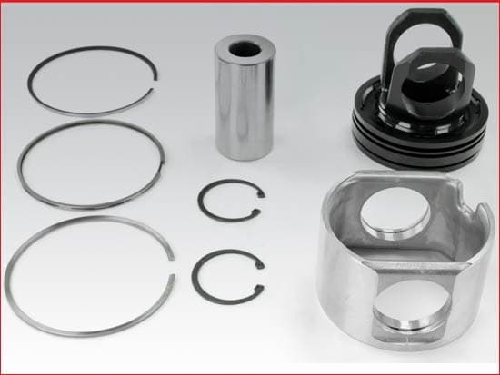 Cummins Piston Kit, 1 piece piston (with pin)