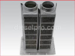Heat exchanger for Detroit Diesel marine engine