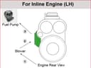 Fuel pump for Detroit Diesel, left hand - New