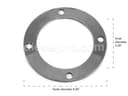 Detroit Diesel Gasket for marine manifold flange