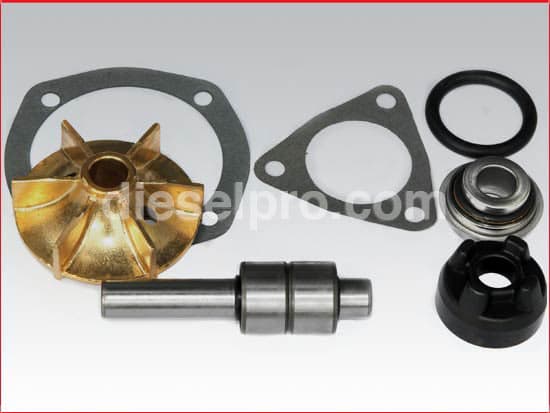 Detroit Diesel Fresh Water Pump Repair Kit for 371, 471, 671 - Natural