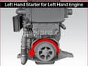 Starter for Detroit Diesel - Left Hand Starter For Left Hand Engine - 24 volts