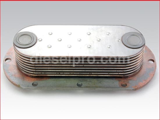 Oil cooler for Allison marine gear M and MH - with nipple