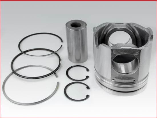 Cummins Piston Kit - 17.0:1 compression ratio (with pin)