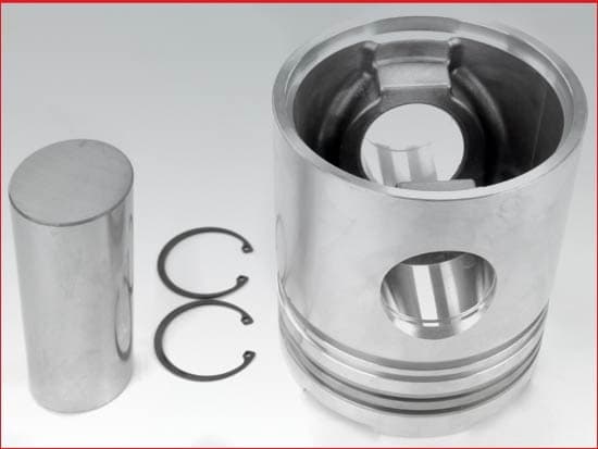 Cummins Piston Kit - 17.0:1 compression ratio (with pin)