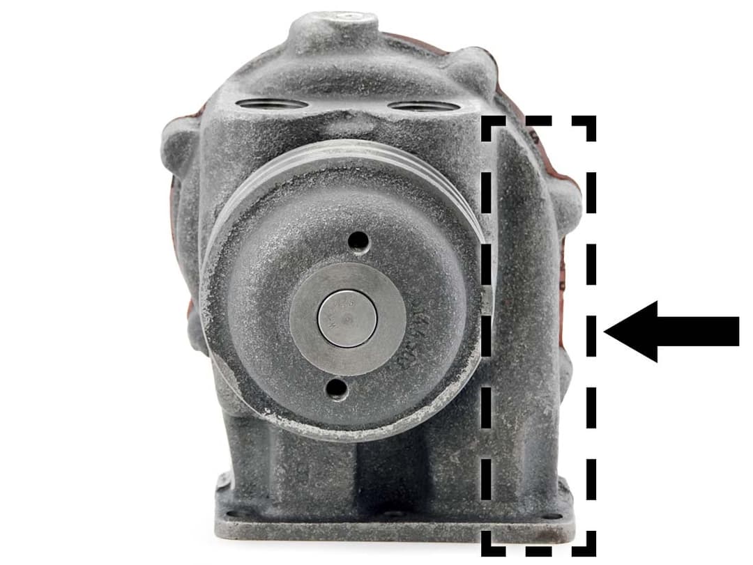 Detroit Diesel right-hand rotation engine water pump for 3-53 4-53 6V53 8V53 engines