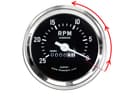 Mechanical Tachometer for Detroit Diesel Engines - with hourmeter. LH 1:1 2500 RPM