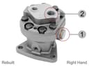 Detroit Diesel Fuel Pump, Right Hand.