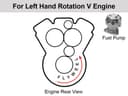 Detroit Diesel Fuel Pump, Right Hand.