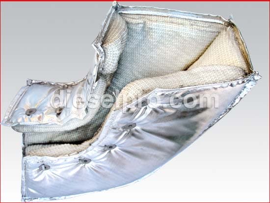 Riser blanket for Detroit Diesel - LEFT BANK