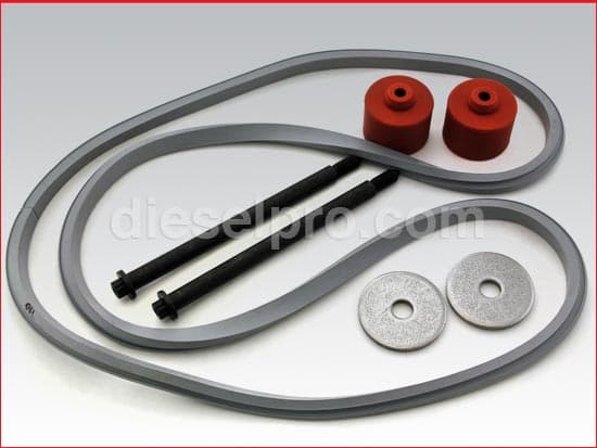 Detroit Diesel Rocker cover kit, for 4-71, 8V71, 16V71, 8V92, 16V92