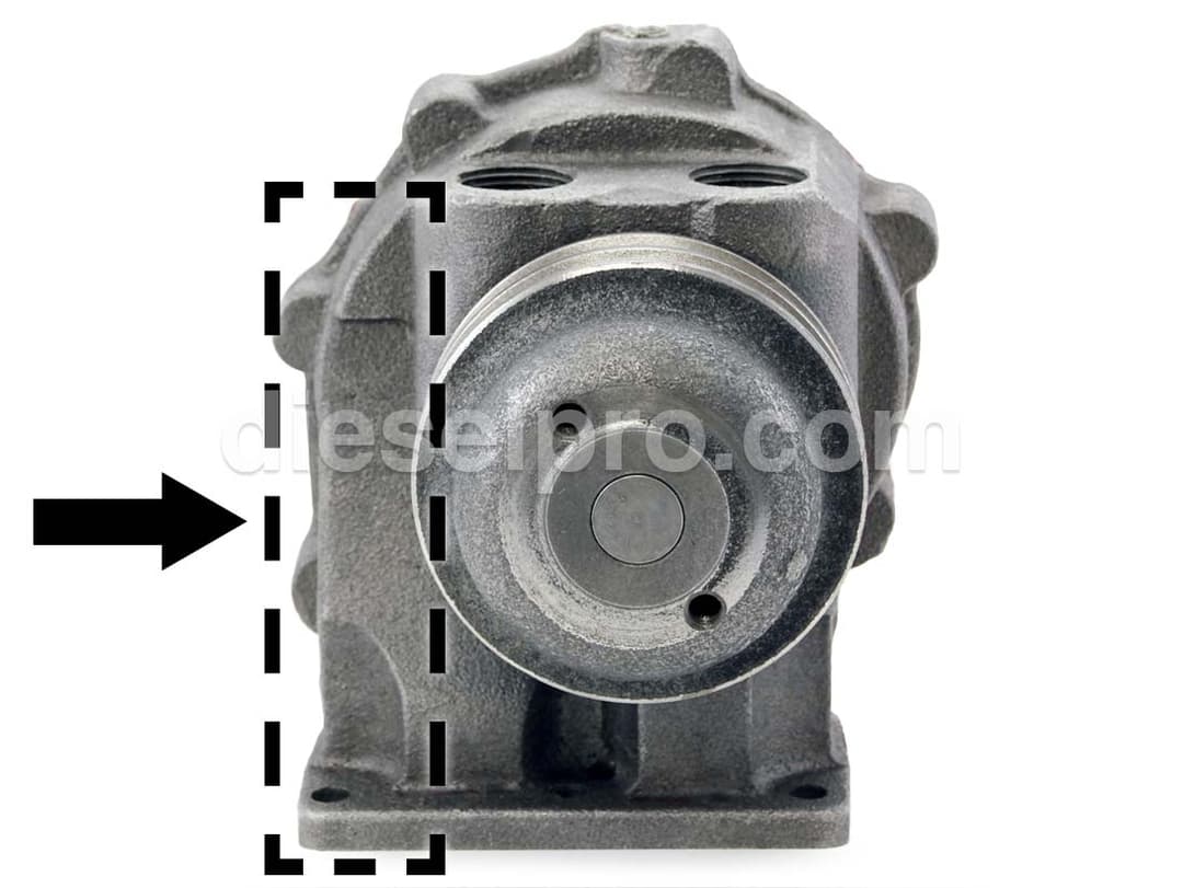 Detroit Diesel Fresh Water Pump for 353, 453, 6V53, 8V53