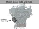 Detroit Diesel Fresh Water Pump for 353, 453, 6V53, 8V53