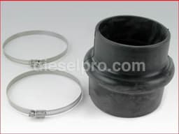 Detroit Diesel Hump Hose, Straight - 4" x 5"
