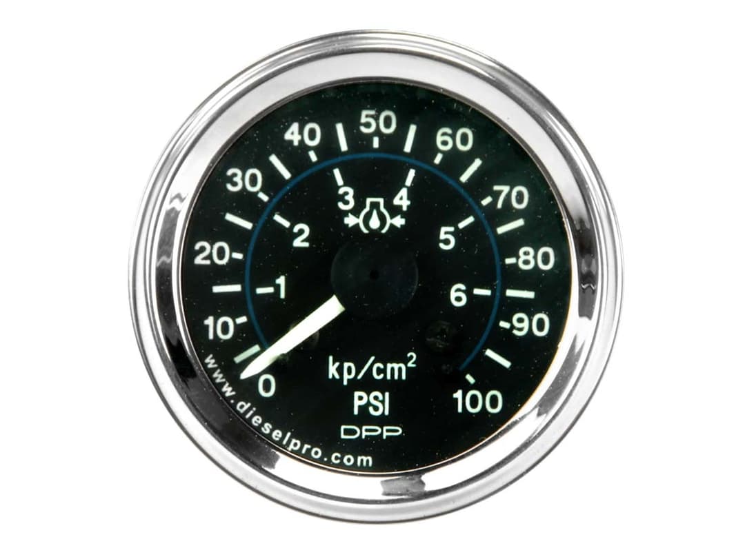 Mechanical Marine Oil Pressure Gauge 100 PSI