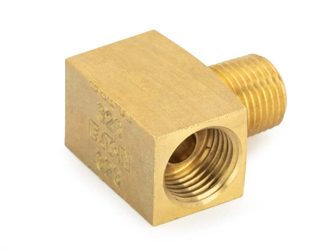 Tee fitting for Twin Disc MG514B MG514C marine transmission